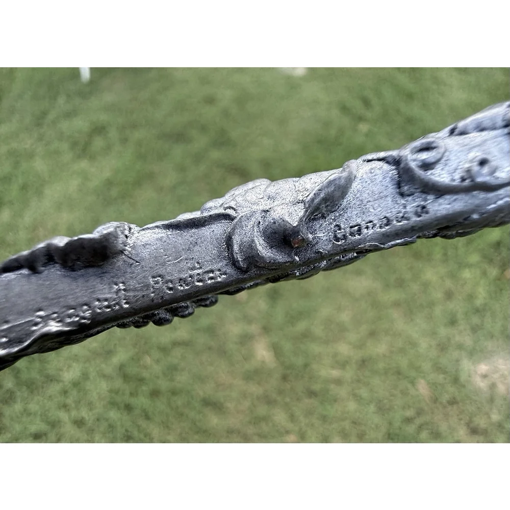Vintage Seagull Pewter Nova Scotia Canada Cheese Knife Grapevine Design Signed